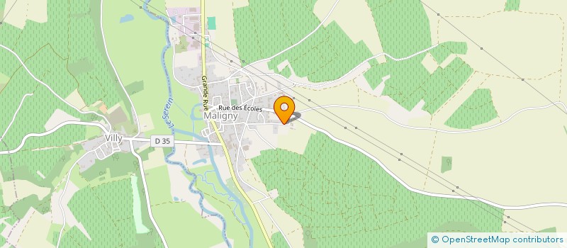 localisation de l'entreprise DOMAINE YVON ET LAURENT VOCORET  MALIGNY