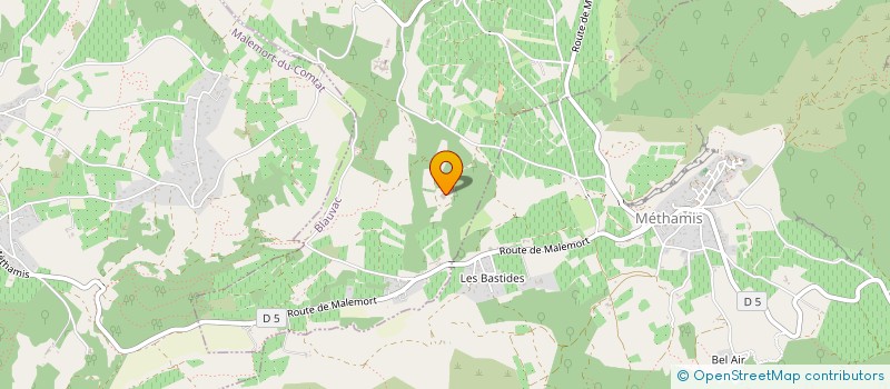 localisation de l'entreprise DOMAINES BONADONA  BLAUVAC