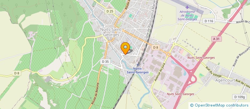 localisation de l'entreprise DOMAINES & CLOS DISTRIBUTION  NUITS-SAINT-GEORGES