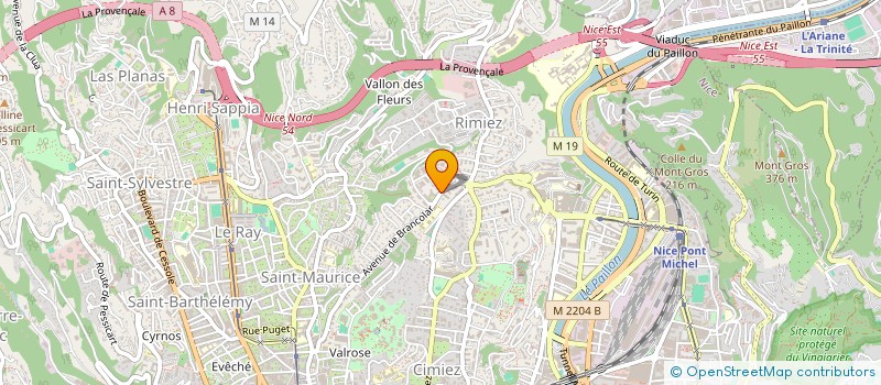 localisation de l'entreprise DOMAINES DE CIMIEZ à NICE
