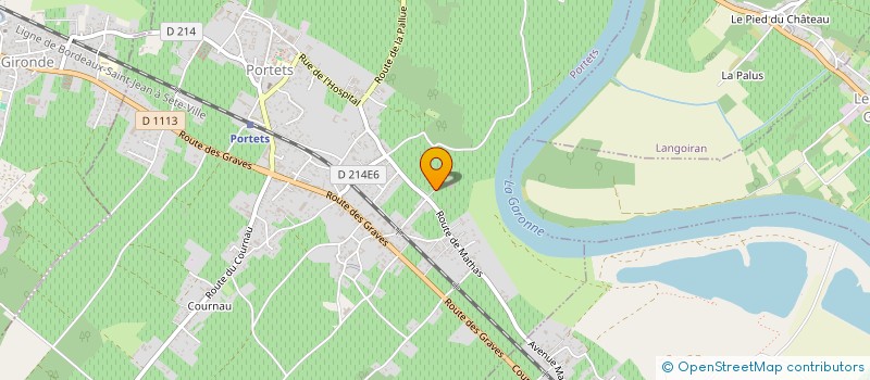 localisation de l'entreprise DOMAINES DE LA METTE  PORTETS