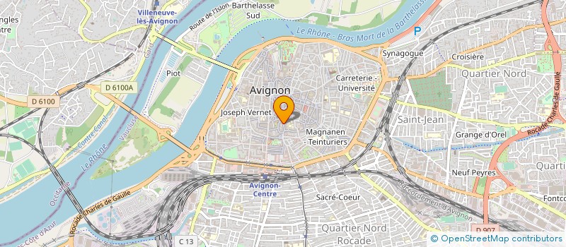 localisation de l'entreprise DOMAINES ET VIGNOBLES RHODANIENS  AVIGNON