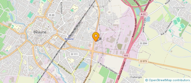 localisation de l'entreprise DOMAINES ET VILLAGES  BEAUNE
