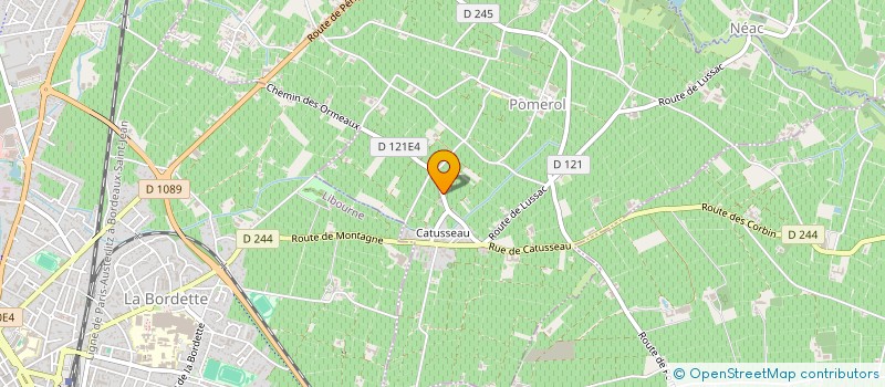 localisation de l'entreprise DOMAINES JACQUES THIENPONT  POMEROL