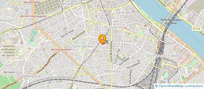 localisation de l'entreprise DOMAINES-UNIS  BORDEAUX