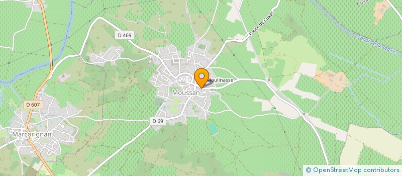 localisation de l'entreprise DOMAINES VEDILHAN FAYET  MOUSSAN