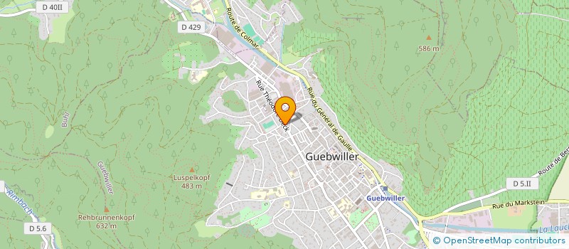 localisation de l'entreprise DOMAINES VITICOLES SCHLUMBERGER  GUEBWILLER