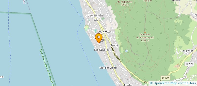 localisation de l'entreprise DOMAINIUM  CHAVANOD