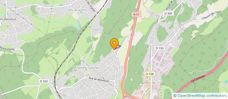 localisation de l'entreprise DOMAJ38  MISEREY-SALINES