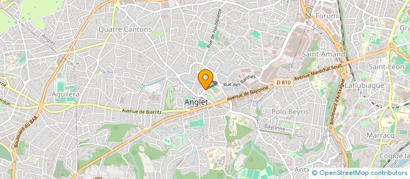 localisation de l'entreprise DOMAJEURS A COEUR JOIE  ANGLET