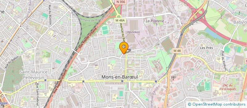 localisation de l'entreprise DOMAJU MONS  MONS-EN-BARUL