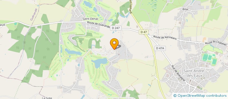 localisation de l'entreprise DOMALEX  SAINT-ANDRE-DES-EAUX