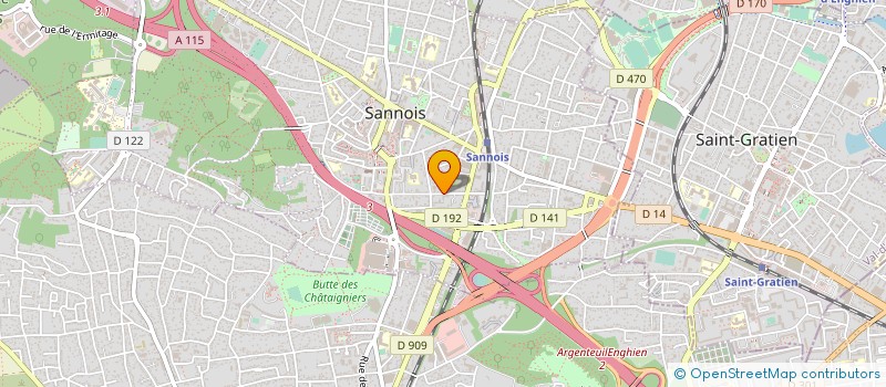 localisation de l'entreprise DOMALIA SERVICES IMMOBILIERS  SANNOIS