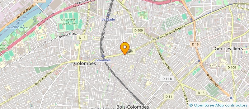 localisation de l'entreprise DOMAMAXBEN à COLOMBES