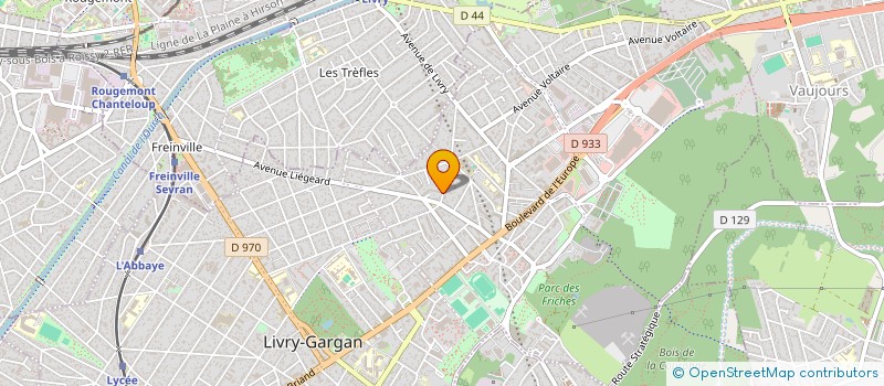 localisation de l'entreprise DOMAN AUTO DEBOSSELAGE à LIVRY-GARGAN