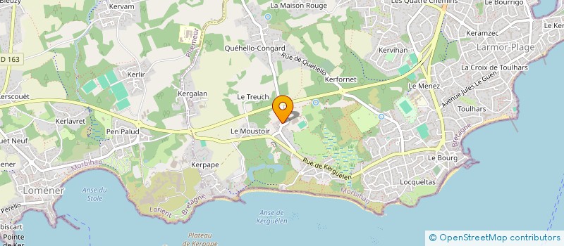 localisation de l'entreprise DOMANDRE  LARMOR-PLAGE