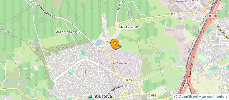 localisation de l'entreprise DOMANI  SAINT-ESTEVE