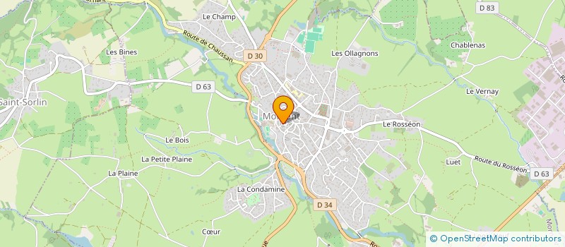 localisation de l'entreprise DOMANI  MORNANT