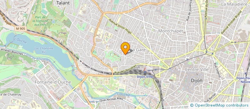 localisation de l'entreprise DOMANIAL  DIJON