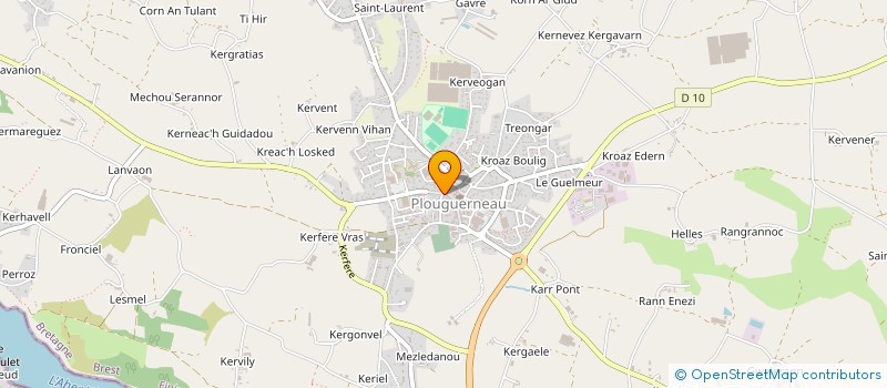 localisation de l'entreprise DOMANO  PLOUGUERNEAU