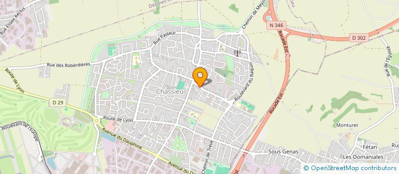 localisation de l'entreprise DOMAPI  CHASSIEU