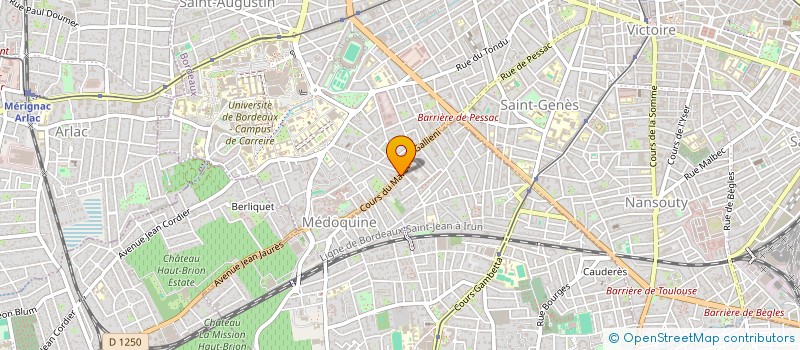 localisation de l'entreprise DOMAQUITAINE à BORDEAUX