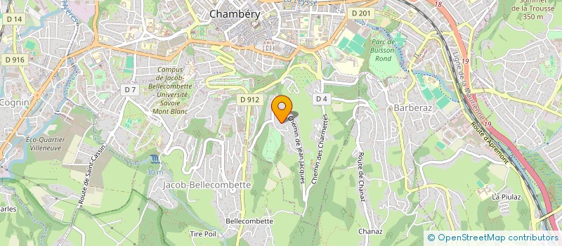 localisation de l'entreprise DOMAR à CHAMBERY