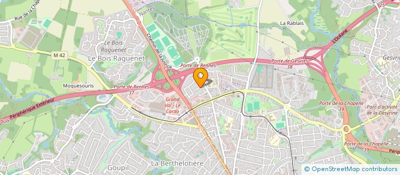 localisation de l'entreprise DOMARDOS à NANTES