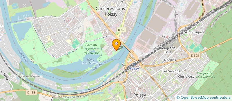 localisation de l'entreprise DOMARIS  CARRIERES-SOUS-POISSY