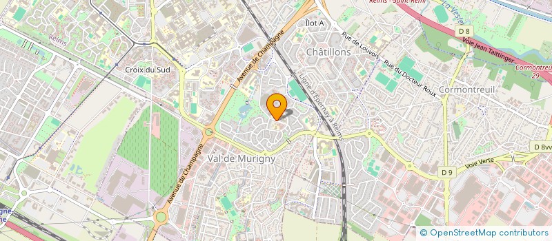 localisation de l'entreprise DOMARKET  REIMS