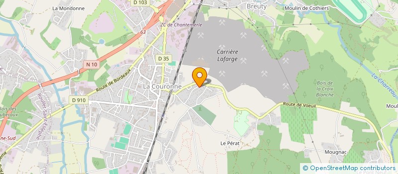 localisation de l'entreprise DOMARO PATRIMOINE  LA COURONNE