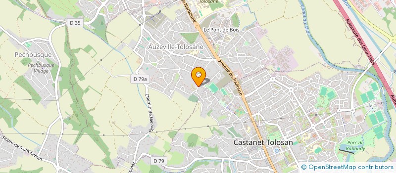 localisation de l'entreprise DOMART-GRESCU  AUZEVILLE-TOLOSANE