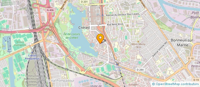 localisation de l'entreprise DOMARTIS à CRETEIL