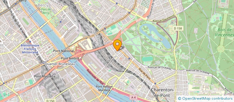 localisation de l'entreprise DOMAS  CHARENTON-LE-PONT