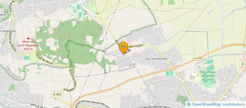 localisation de l'entreprise DOMAS  RIOM