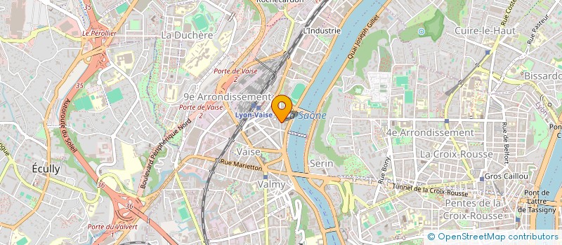 localisation de l'entreprise DOMAS ARCHITECTEURS SARL  LYON