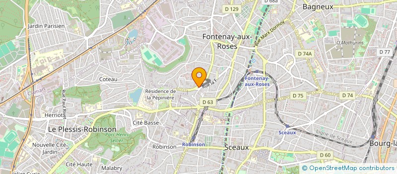 localisation de l'entreprise DOMAT à FONTENAY-AUX-ROSES