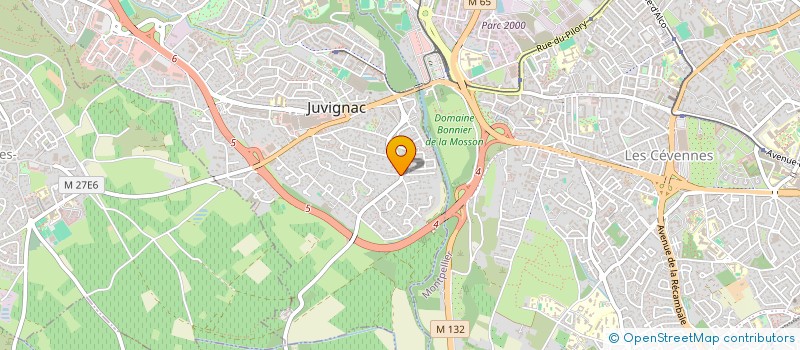 localisation de l'entreprise DOMATECK  JUVIGNAC