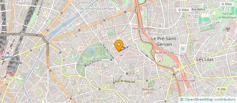 localisation de l'entreprise DOMATU  PARIS 19