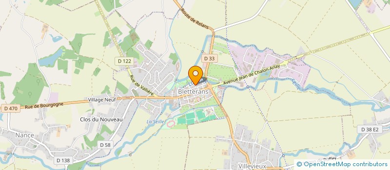 localisation de l'entreprise DOMATYS 2  BLETTERANS