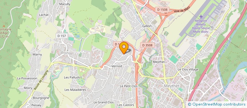 localisation de l'entreprise DOMAUXI  POISY