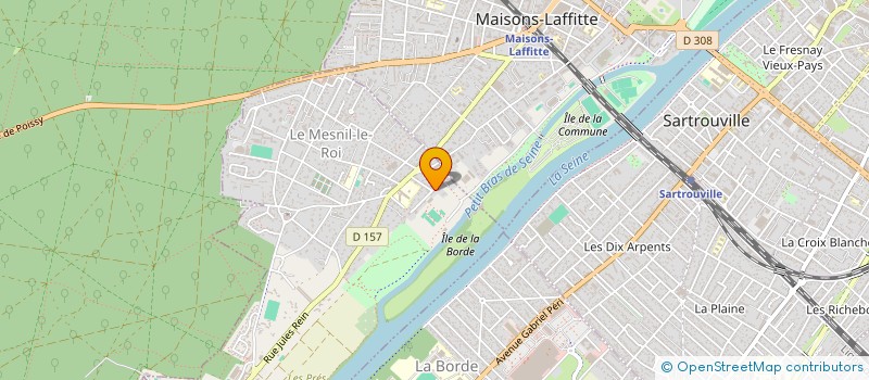 localisation de l'entreprise DOMAVEE à LE MESNIL-LE-ROI