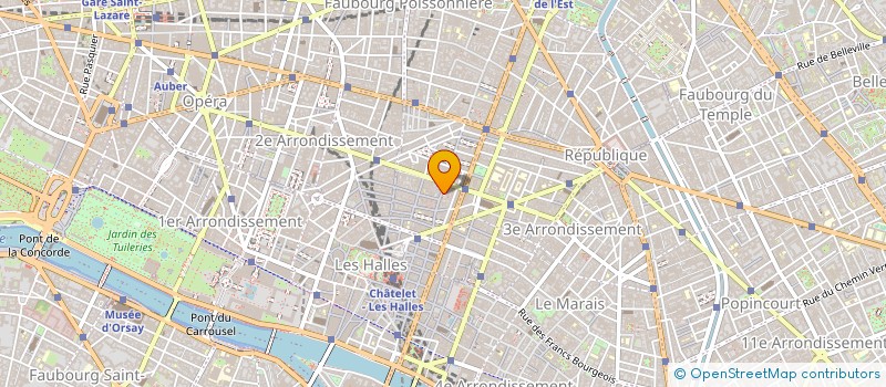 localisation de l'entreprise DOMAVIA à PARIS