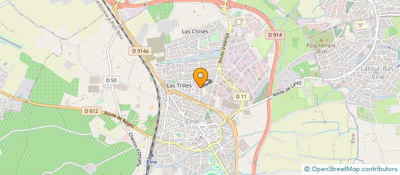 localisation de l'entreprise DOMAVIE SERVICES à ELNE