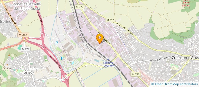 localisation de l'entreprise DOMAZUR IMMO  COURNON-D'AUVERGNE