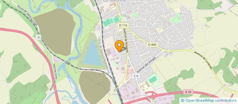 localisation de l'entreprise DOMBASLE FUNERAIRE  DOMBASLE SUR MEURTHE