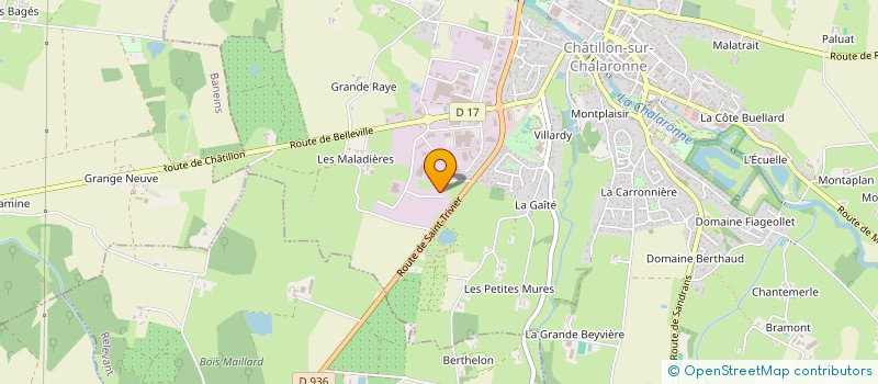 localisation de l'entreprise DOMBES DECORATION  SAVIGNEUX