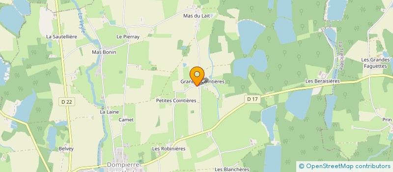 localisation de l'entreprise DOMBES ELAGAGE à DOMPIERRE-SUR-VEYLE