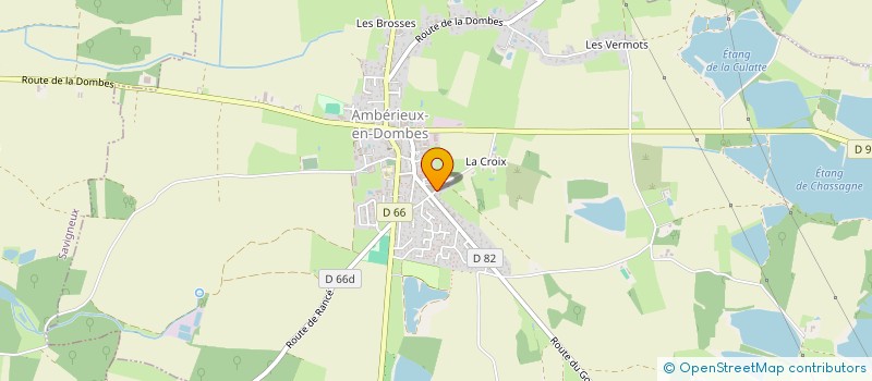 localisation de l'entreprise DOMBES REEDUCATION  AMBERIEUX-EN-DOMBES