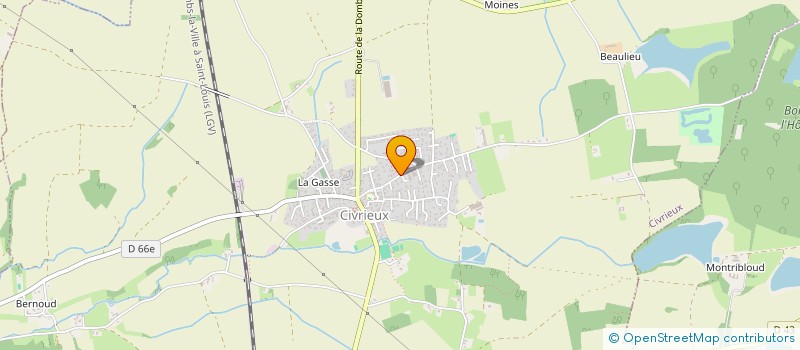 localisation de l'entreprise DOMBES RUNNING EVASION à CIVRIEUX